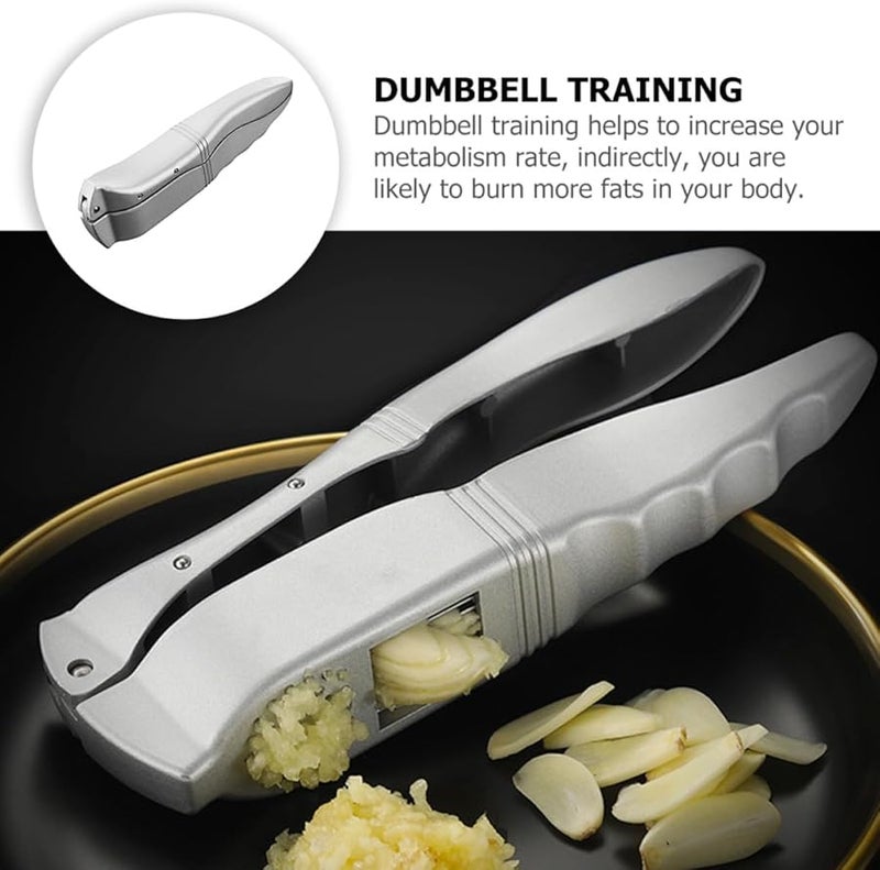 Aluminum Alloy Manual Garlic Press Kitchen Tool for Cooking and Seasoning - Image 5